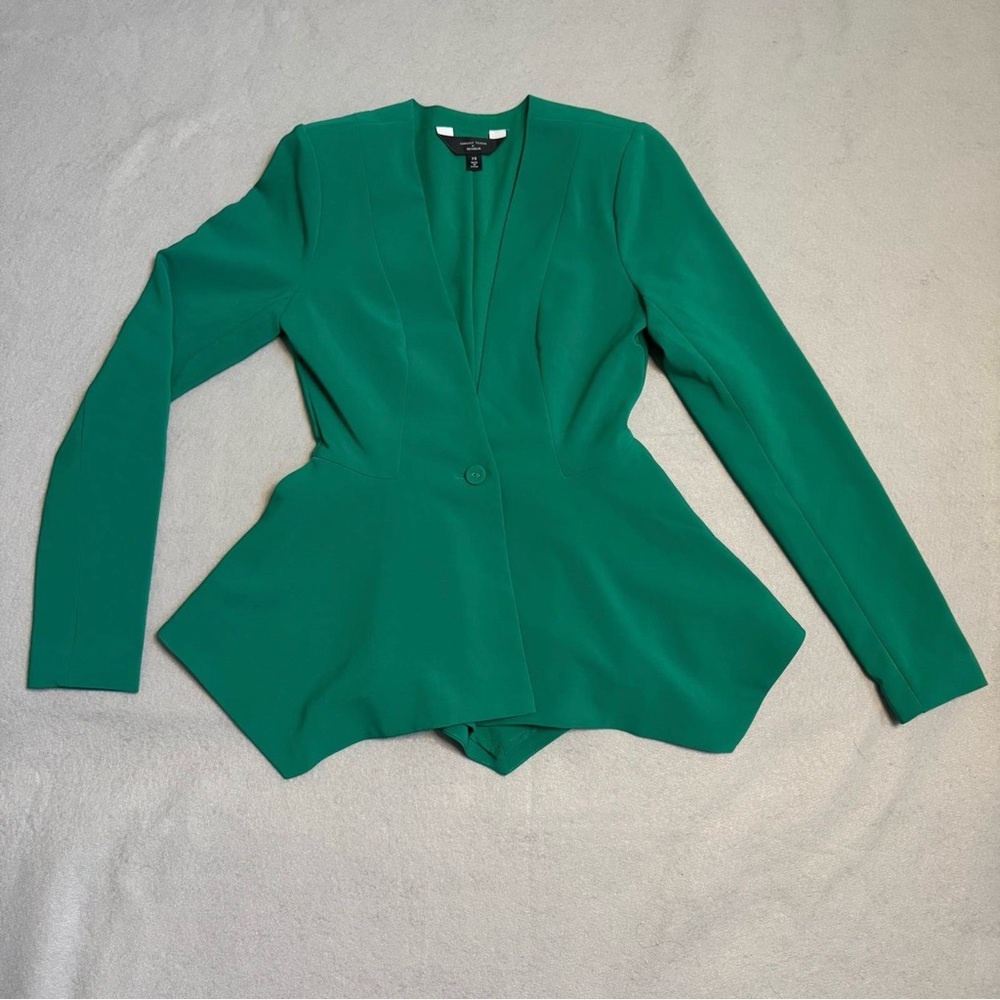Chrissy Teigen x Revolve | Green Blazer Bodysuit | XS